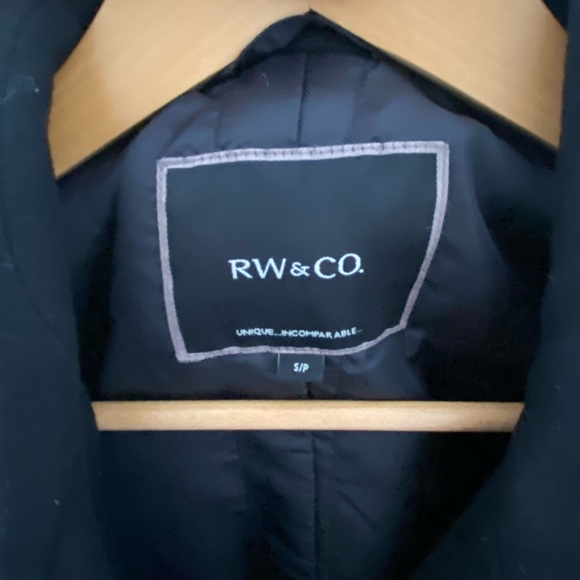 Black pea coat size s - Picture 5 of 6